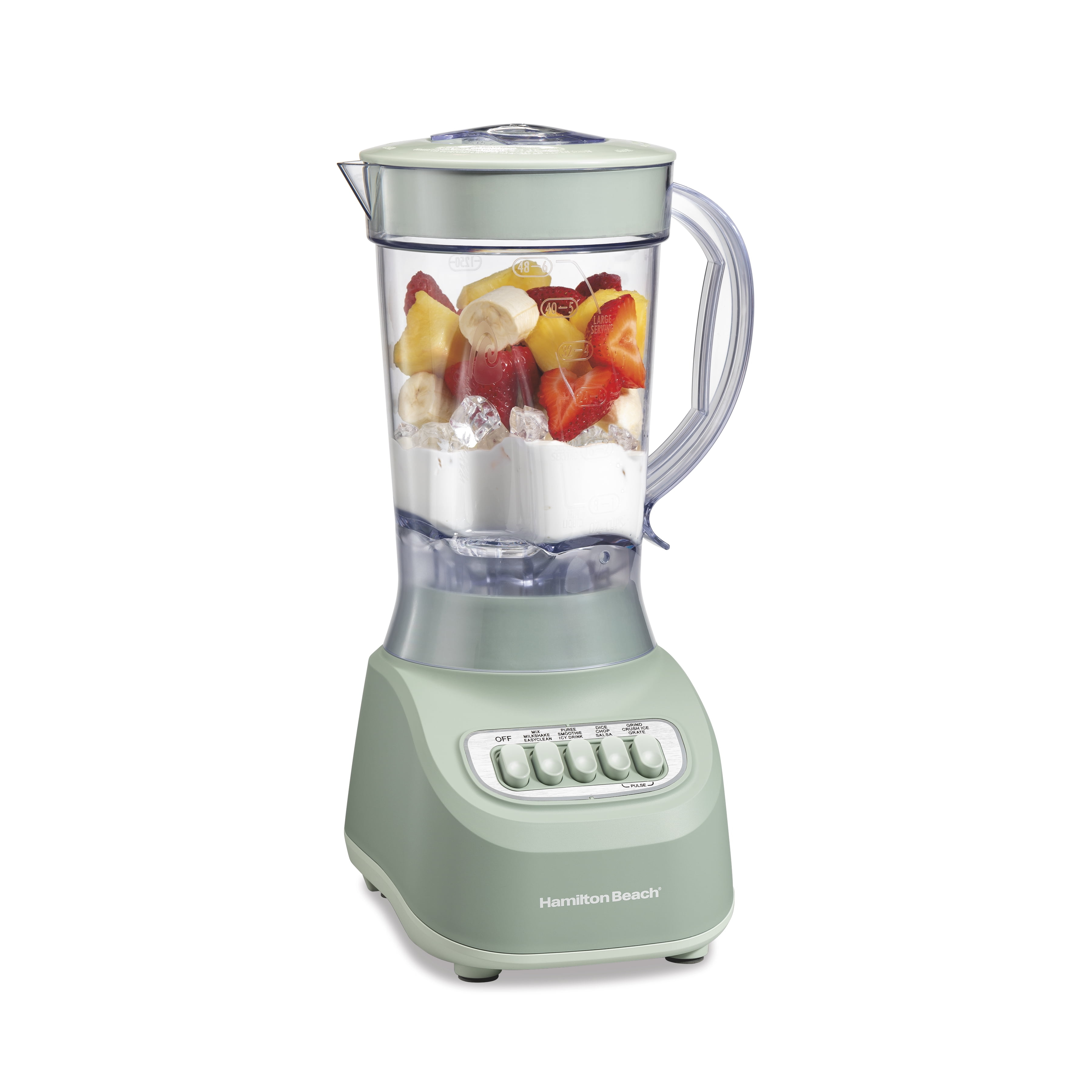 Hamilton Beach Smoothie Blender, 48 oz. Jar, 12 Blending Functions, Green