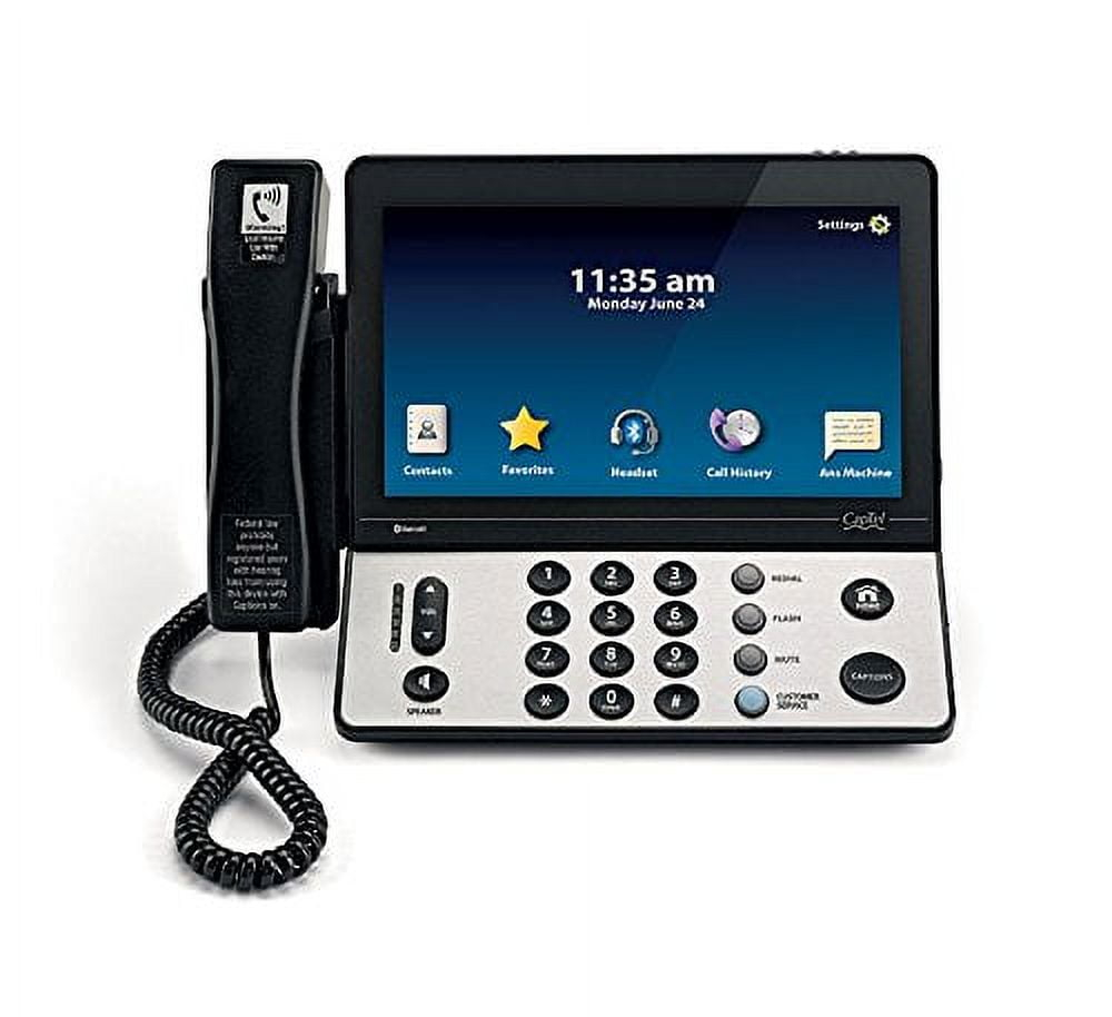 Hamilton CapTel 2400i Captioned Telephone Large Touch-Screen Captioned Telephone with 40dB Amplification