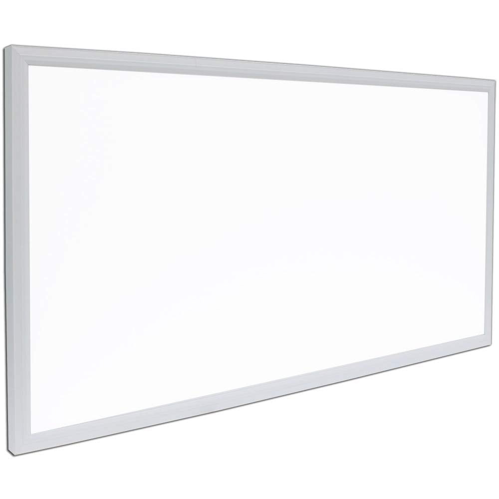 Hamilton Hills G2 LED Panel Recessed in Ceiling Tile Light or Ceiling Thin Flush Mount Lighting in Laundry Garage Workshop Office | DLC Certified Bright Downlight (24" x 48")