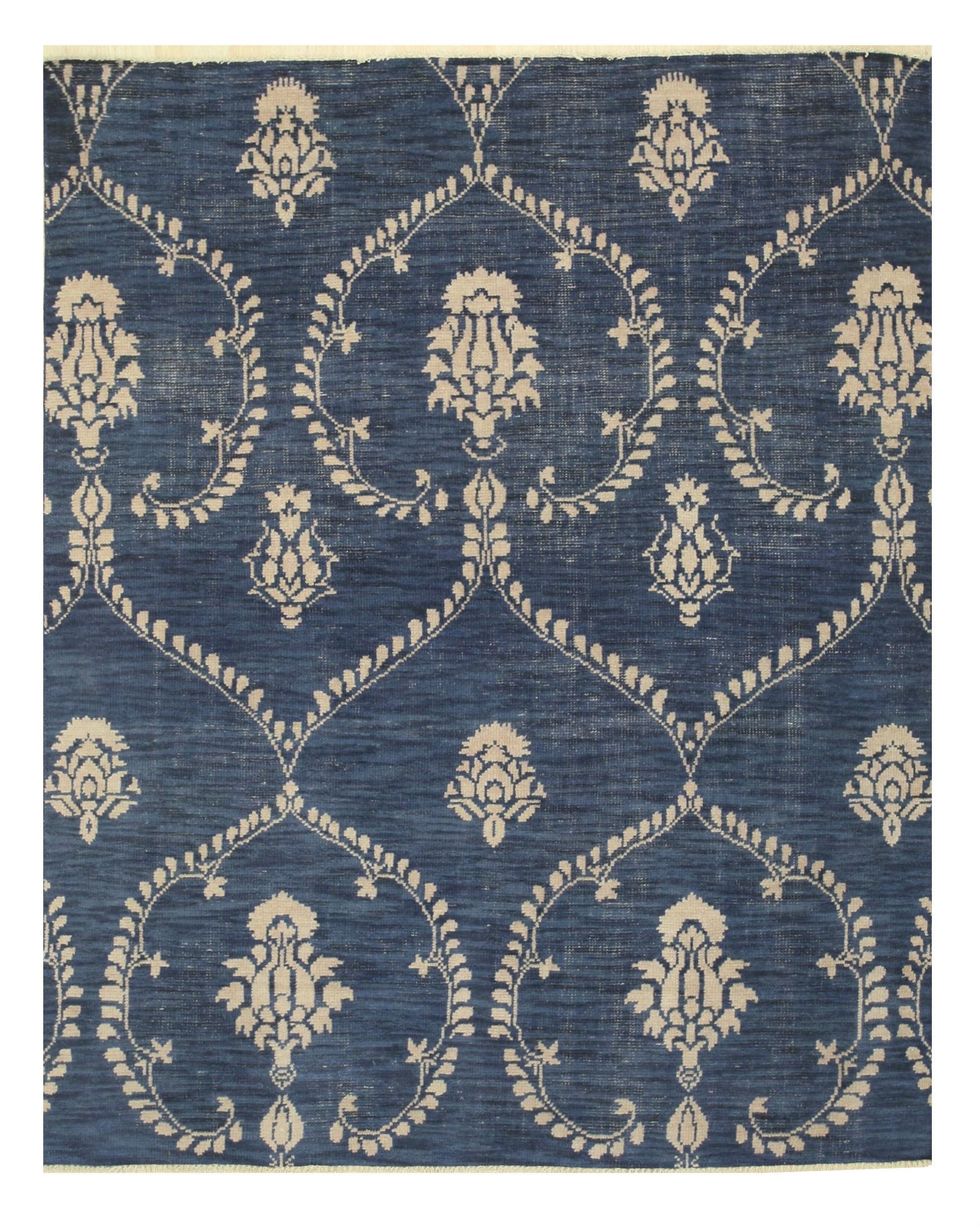 Hand-knotted Wool Blue Traditional Oriental Royal Rug