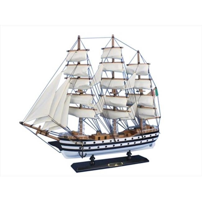 Handcrafted Model Ships  Amerigo Vespucci 20 in. Decorative Tall Model Ship