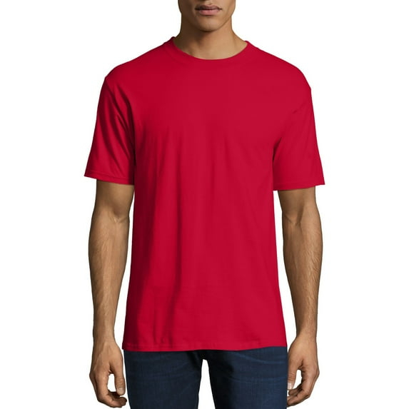 Hanes Big Men's Beefy Heavyweight Short Sleeve T-shirt - Tall Sizes, Up To Size 4XT