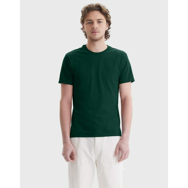 Hanes Short Sleeve T-Shirt 2-Pack Mens Perfect-T Tee Lightweight Cotton sz S-3XL