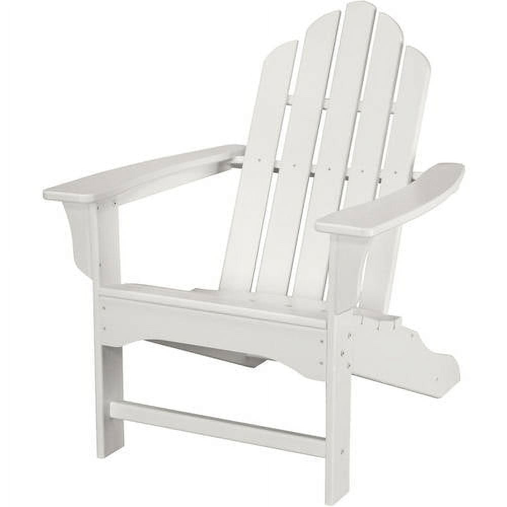 Hanover Outdoor Furniture All-Weather Contoured Adirondack Chair, White