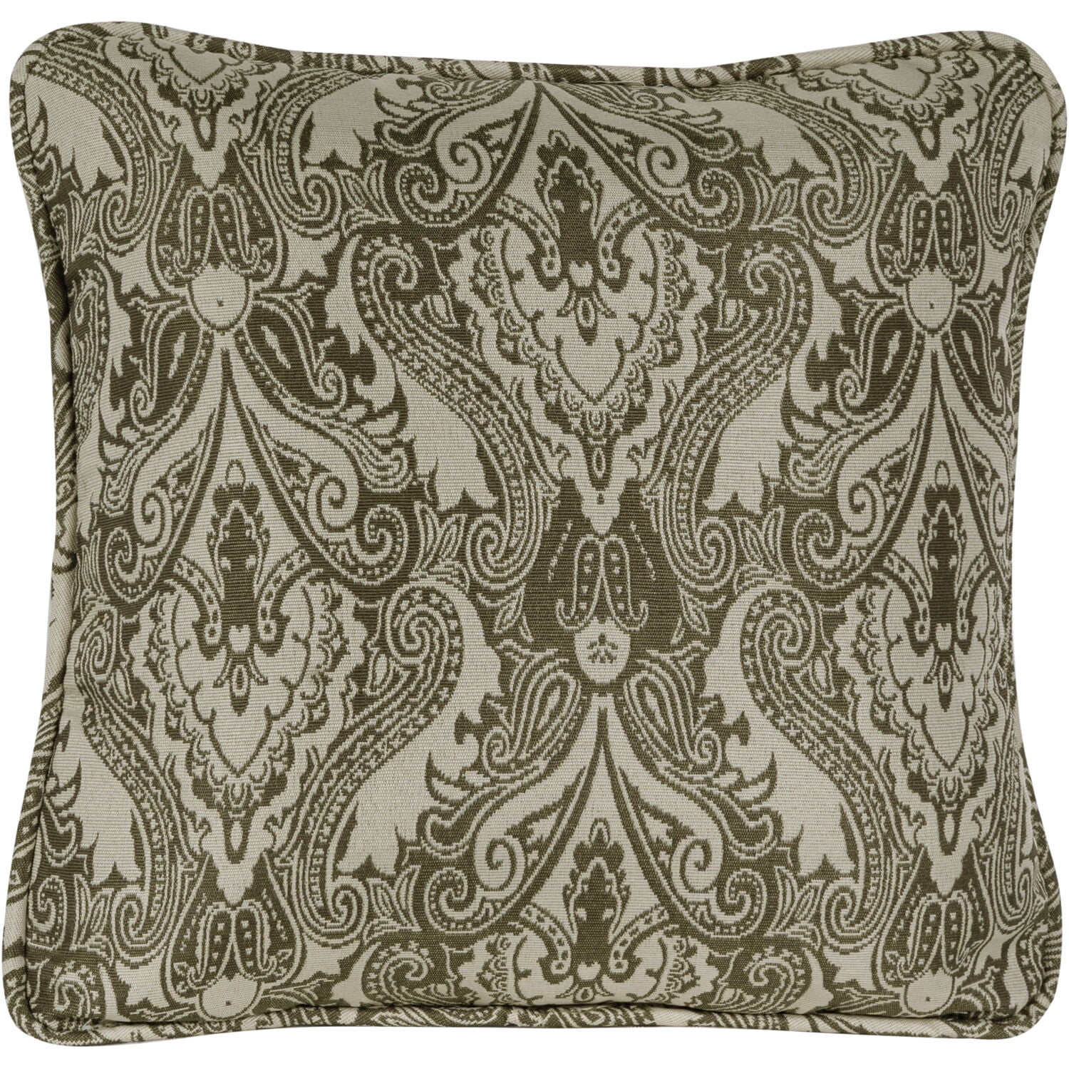 Hanover Medallion Indoor/Outdoor Throw Pillow, Decorative, Set of 1, Meadow Green - HANTPMED-MDW