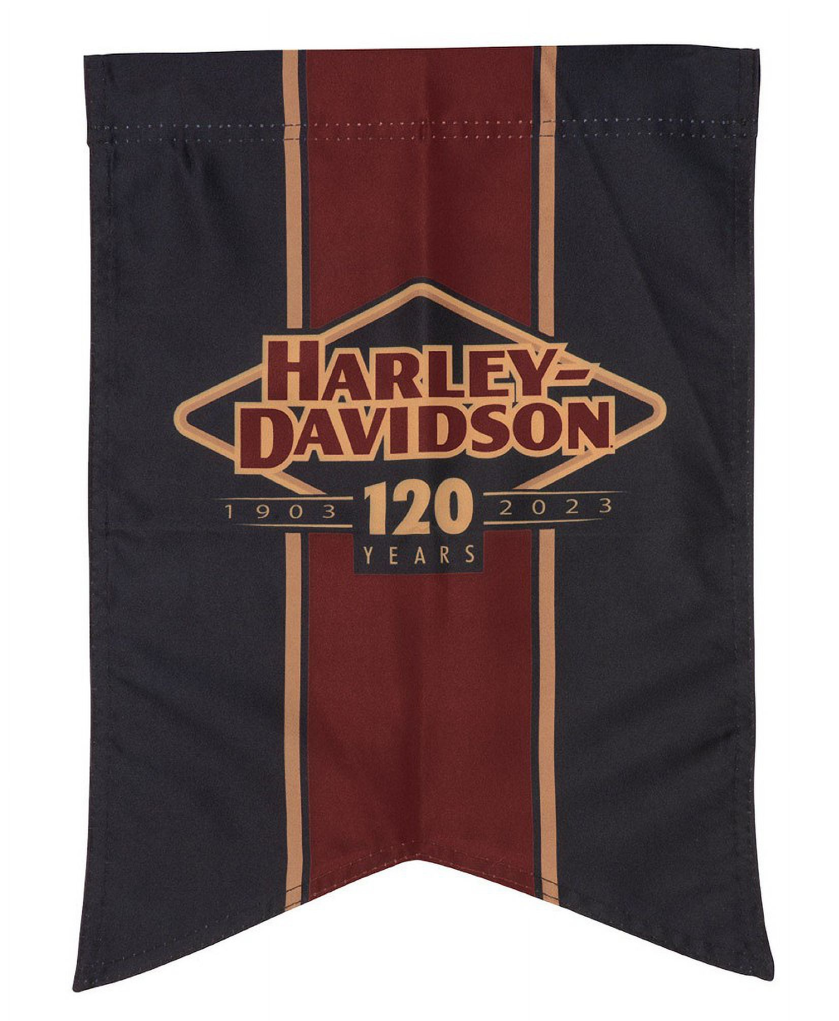Harley-Davidson Weather-Resistant 120th Anniversary Garden Flag Limited Edition, Harley Davidson