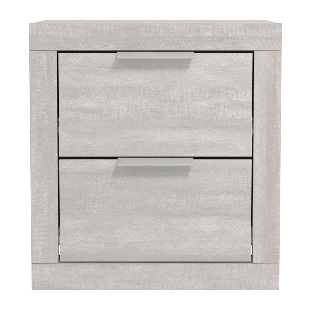 Galano Harlowin 2 Drawer Nightstand - Dusty Grey Oak