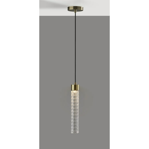 Tuberose Hand-Blown LED Pendant (3")