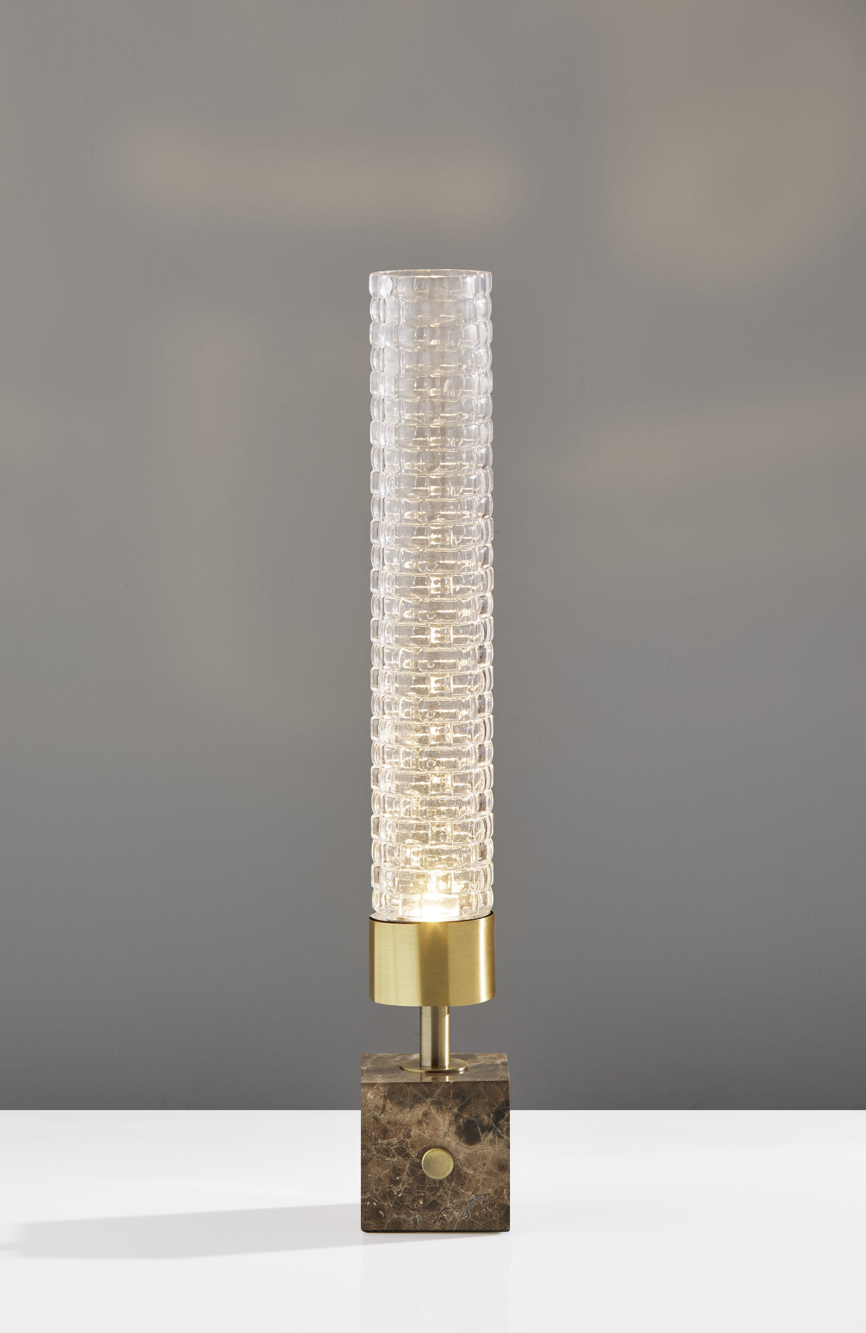 Tuberose Hand-Blown LED Table Lamp (19")