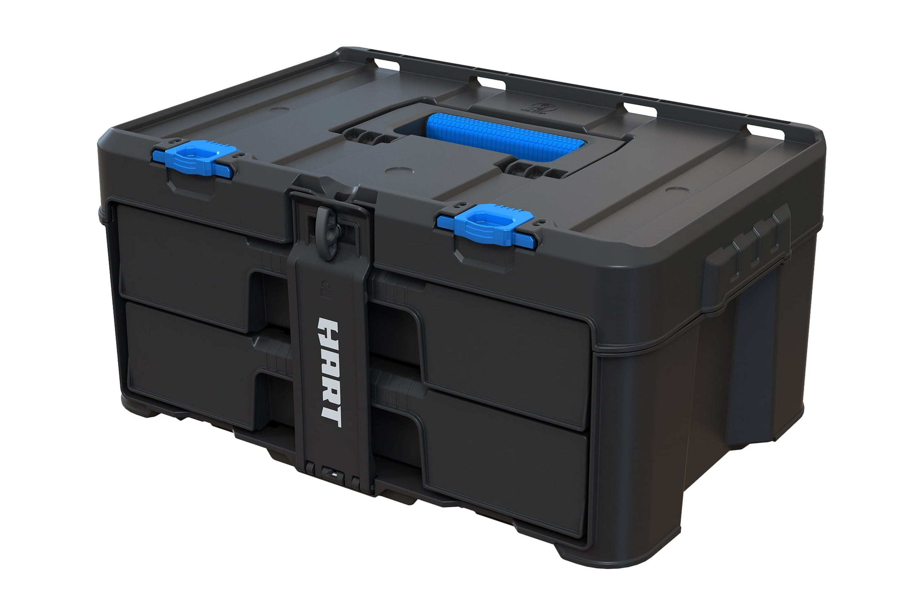 Hart Stack System Two Drawer Unit, Small Tool and Parts Storage, Fits Modular Storage System