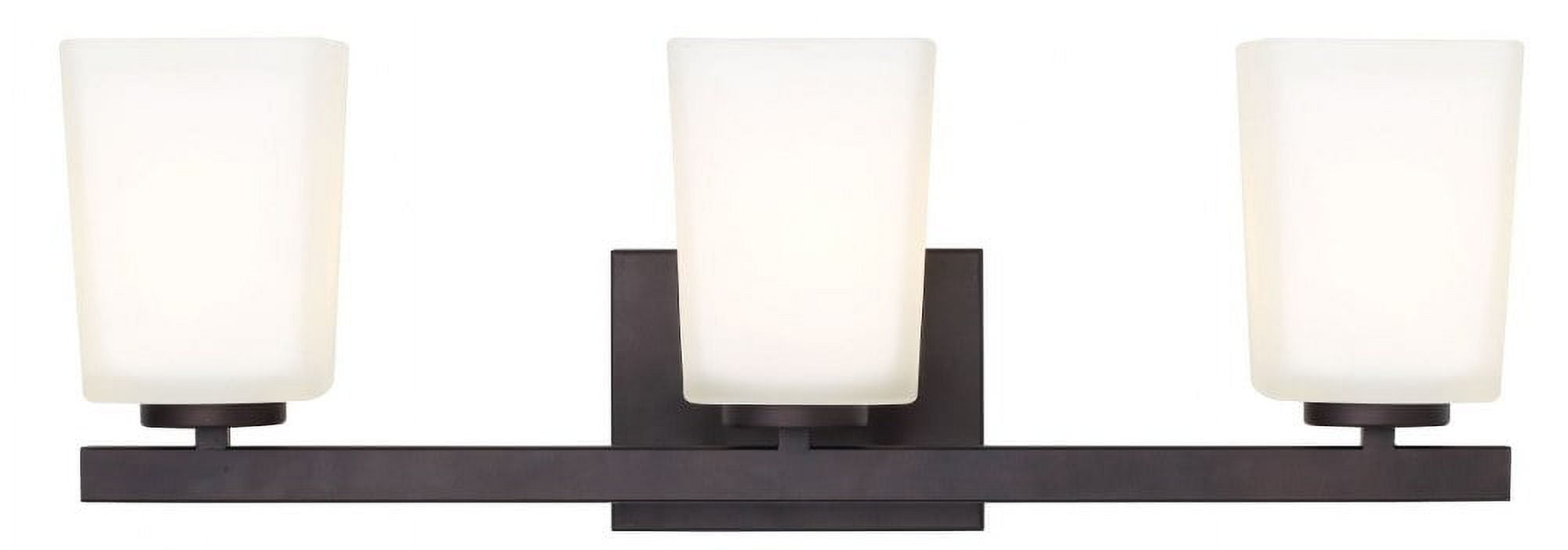 Hartley Ivl472A03Orb 3 Lt Vanity Flat Opal Glass 100W Type A 23 1/4In. X