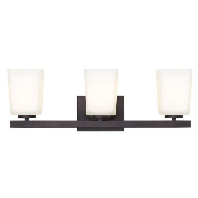 Hartley Ivl472A03Orb 3 Lt Vanity Flat Opal Glass 100W Type A 23 1/4In. X