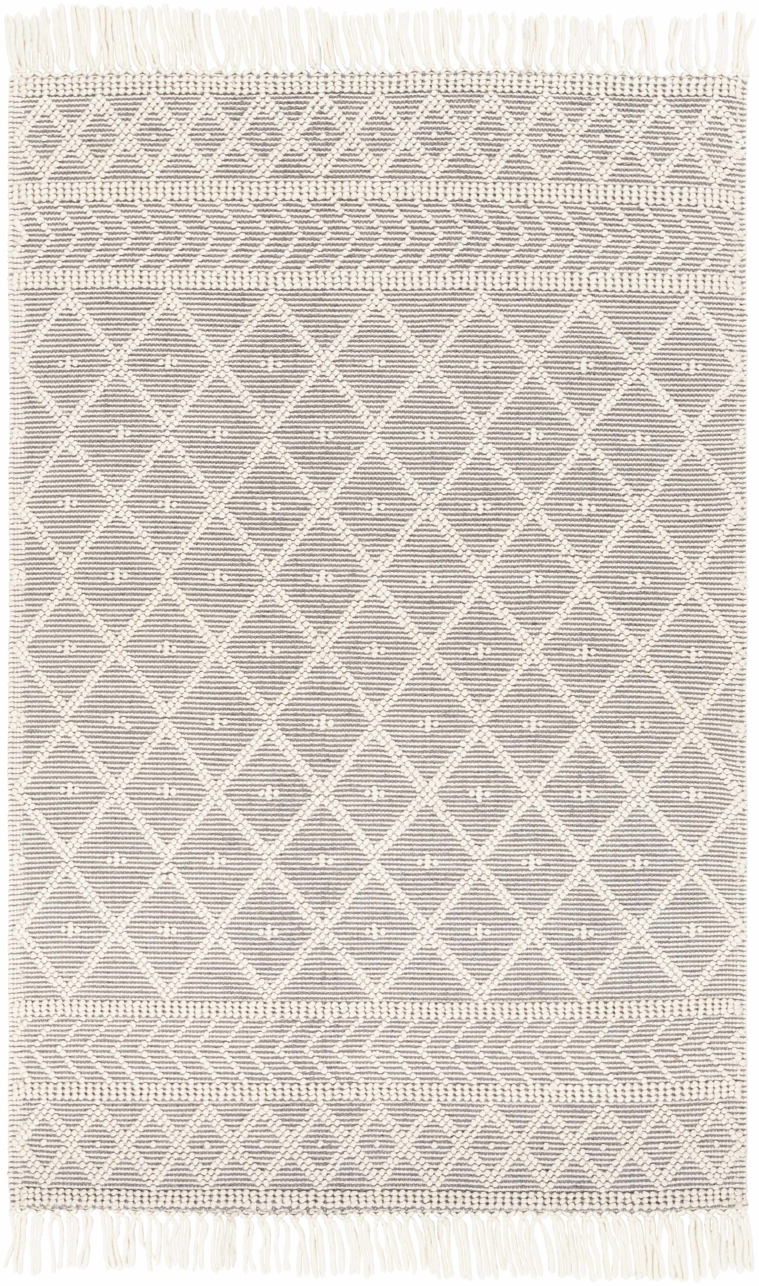 Hauteloom Rectangle Area Rug   Ivory