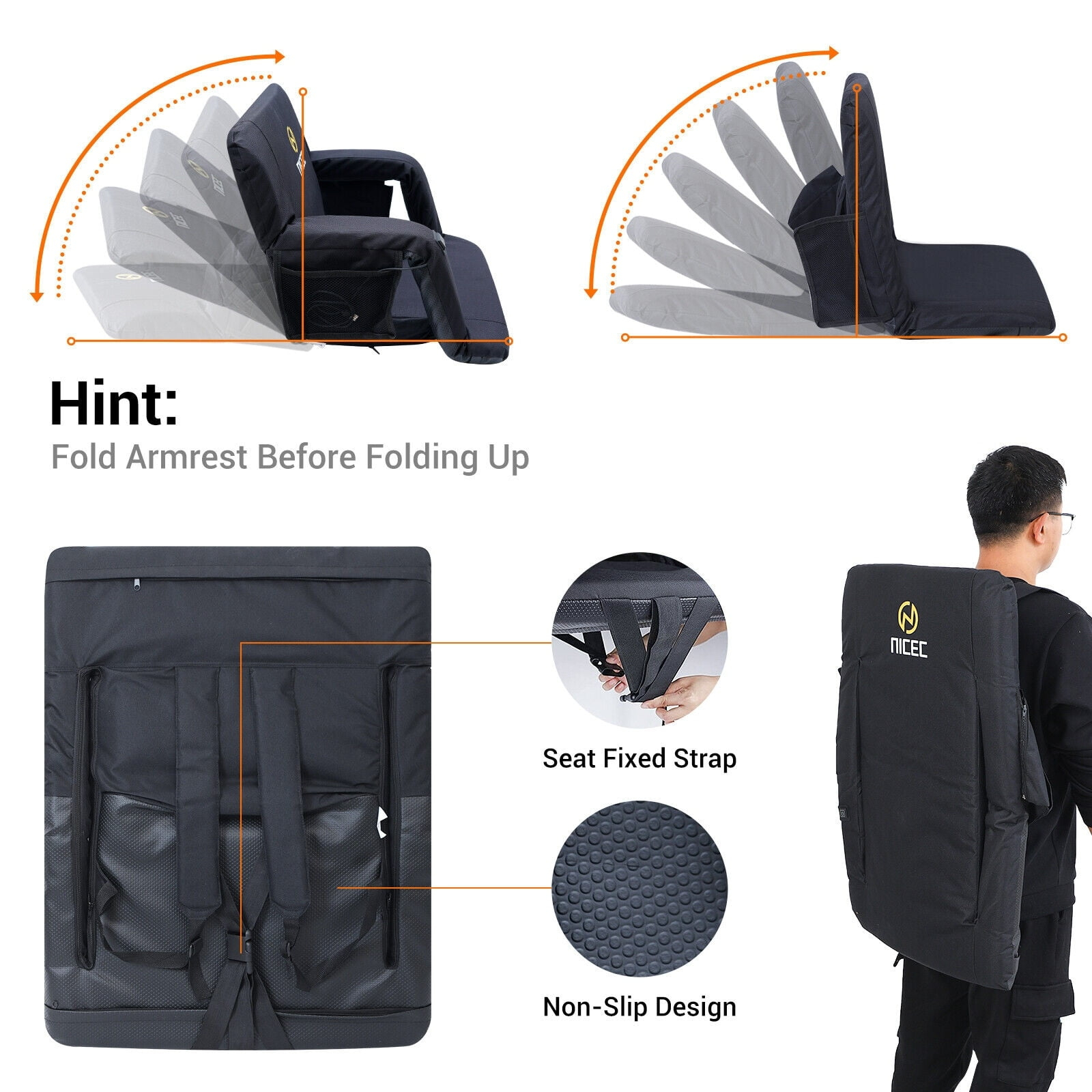 MUKE Folding Stadium Seat