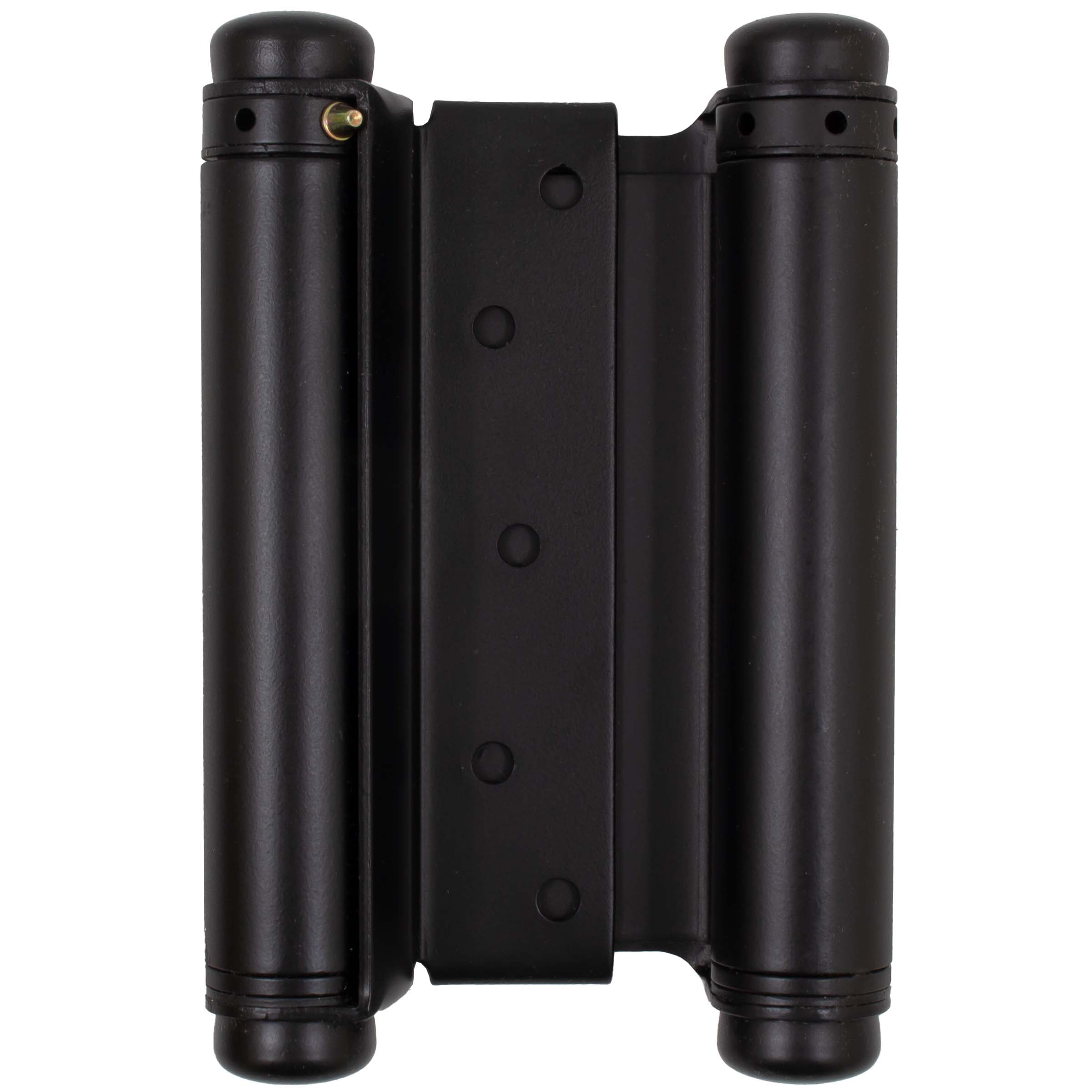 Heavy-Duty Double Acting Spring Hinge, 6 Inches, Fits Doors 1-1/4" to 1-3/4" Thick, 1-Pack, Matte Black by Stone Harbor Hardware
