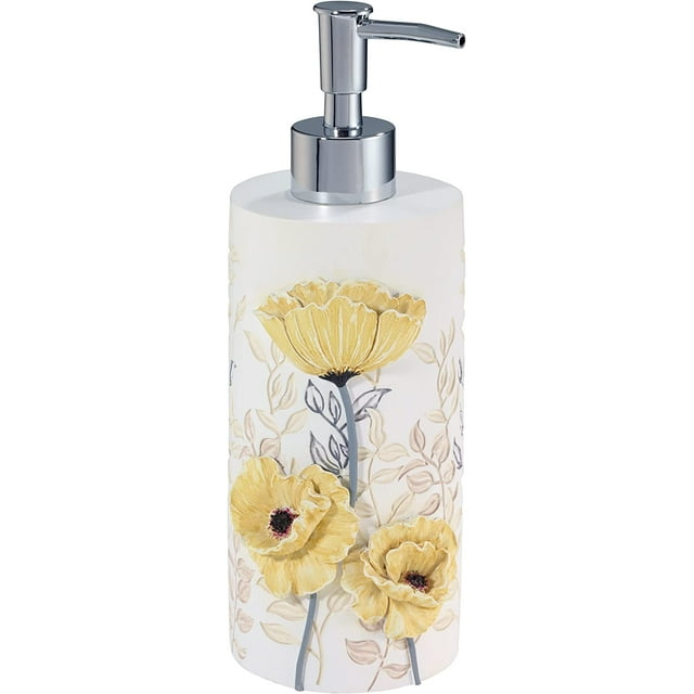 Heavy Duty Resin Lotion Dispenser, Marielle Yellow
