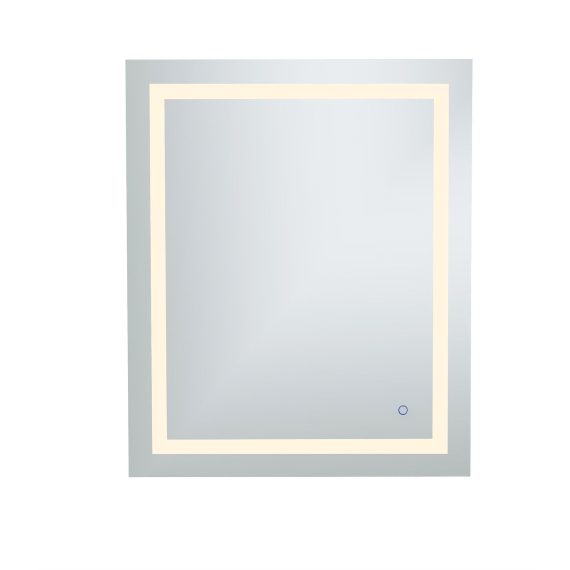 Helios 30in x 36in Hardwired LED mirror with touch sensor and color changing temperature 3000K/4200K/6400K
