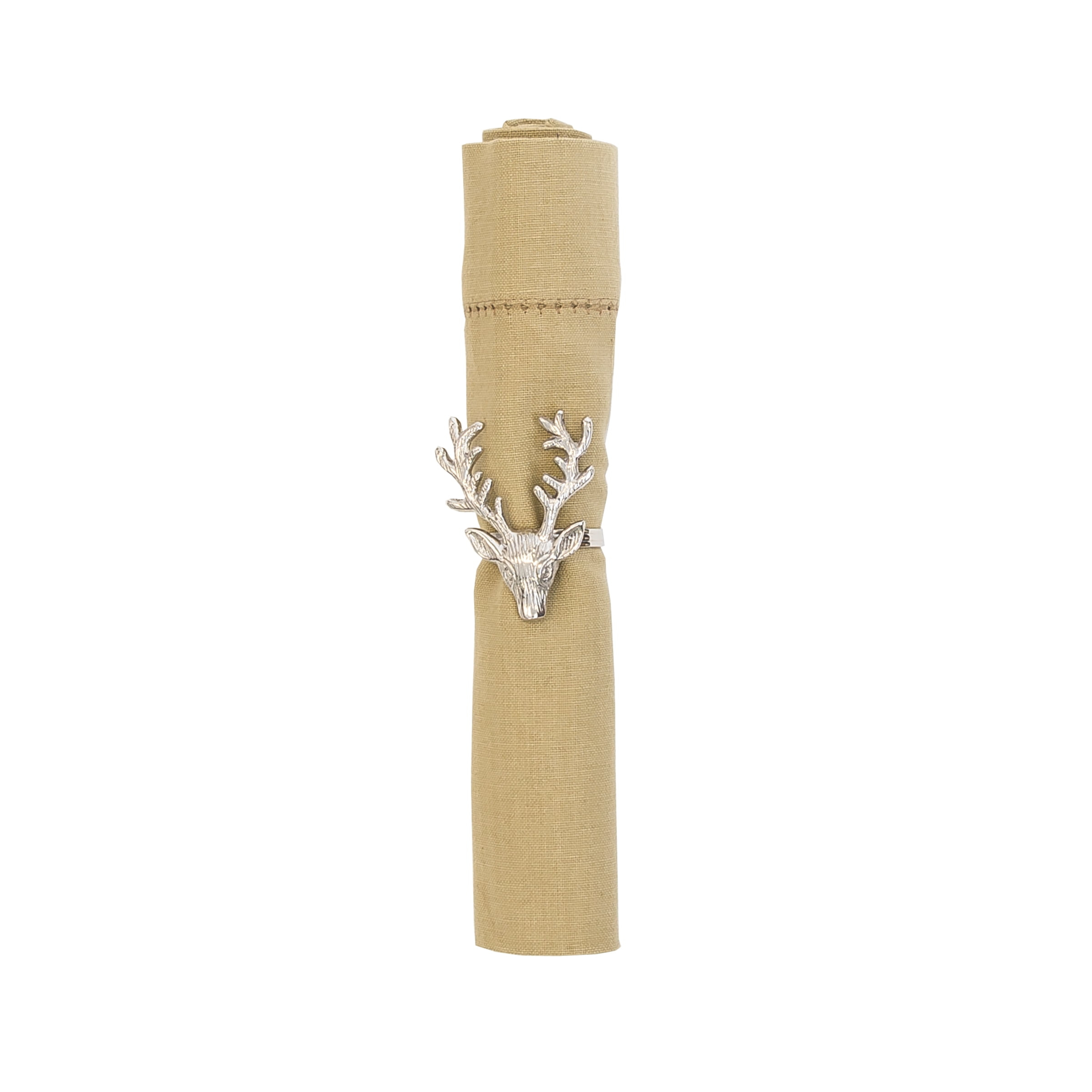 C&F Home Hemstitch Camel Napkin Set Of 6