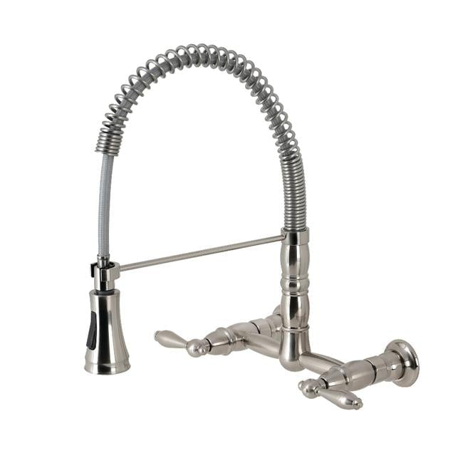 Gourmetier Pull-Down Kitchen Faucets With Brushed Nickel Finish GS1248AL