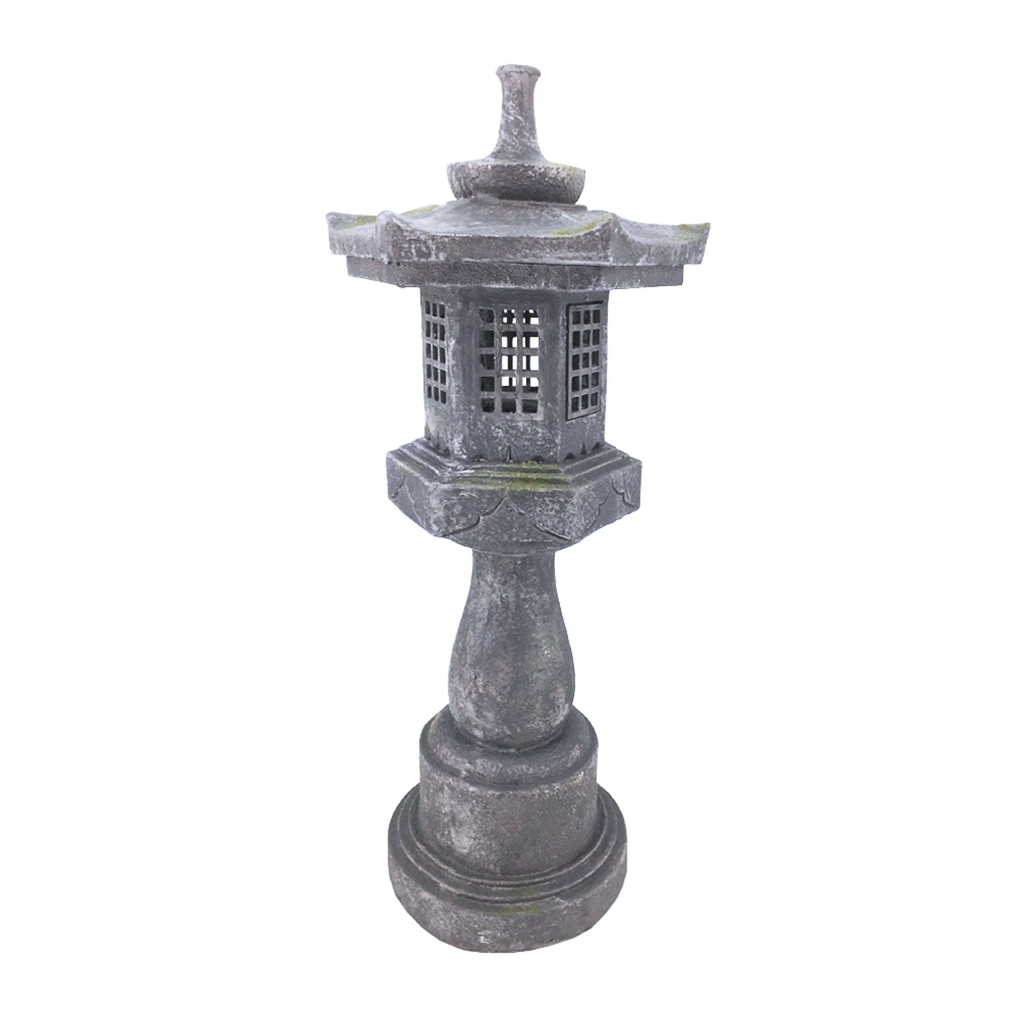 38In Grey Stone Pagoda Lantern