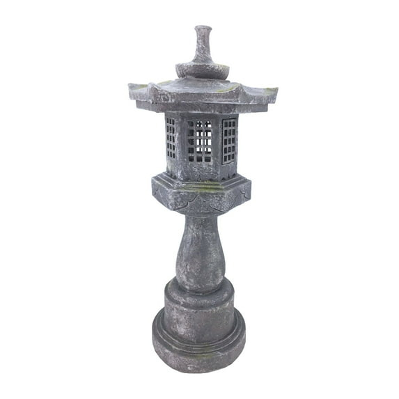 38In Grey Stone Pagoda Lantern