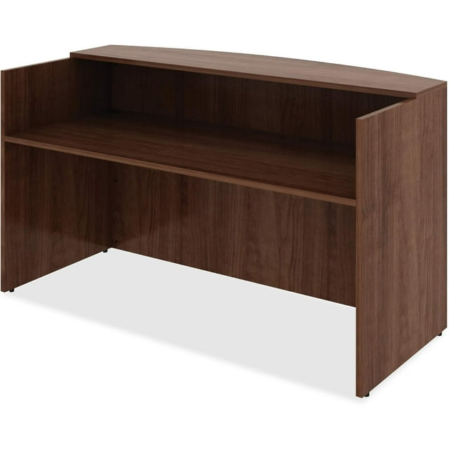 Lorell Essentials Series Rectangle Synthetic Laminate Reception Desk