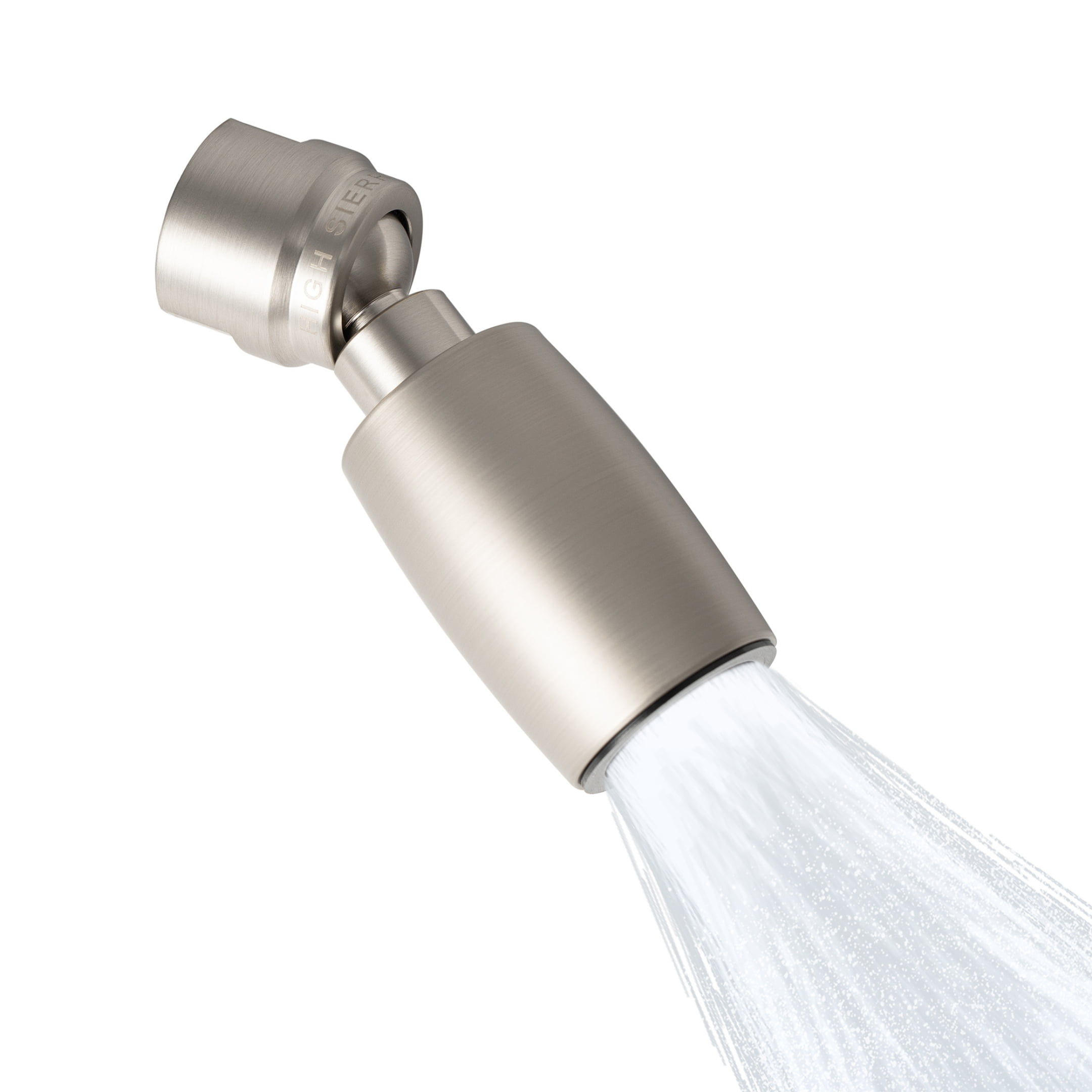 High Sierra Showerheads® Solid Metal 1.8 GPM Low Flow Shower Head: Brushed Nickel