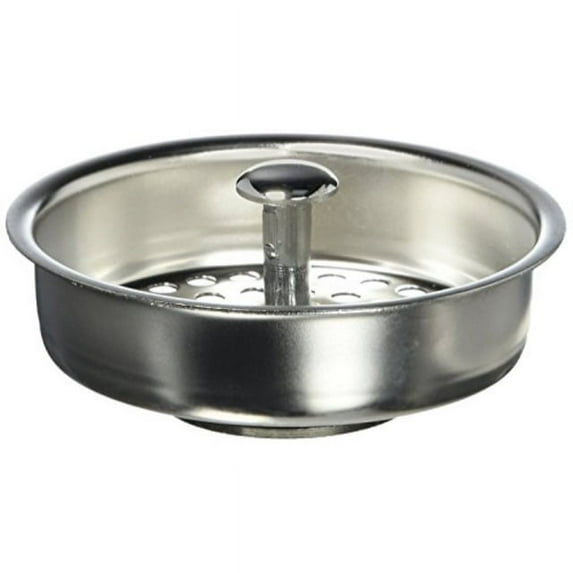 Highcraft 97353 Kitchen Sink Basket Strainer Replacement for Kohler Style Drains Stainless Steel Stopper (Can Vary in 2 Styles)