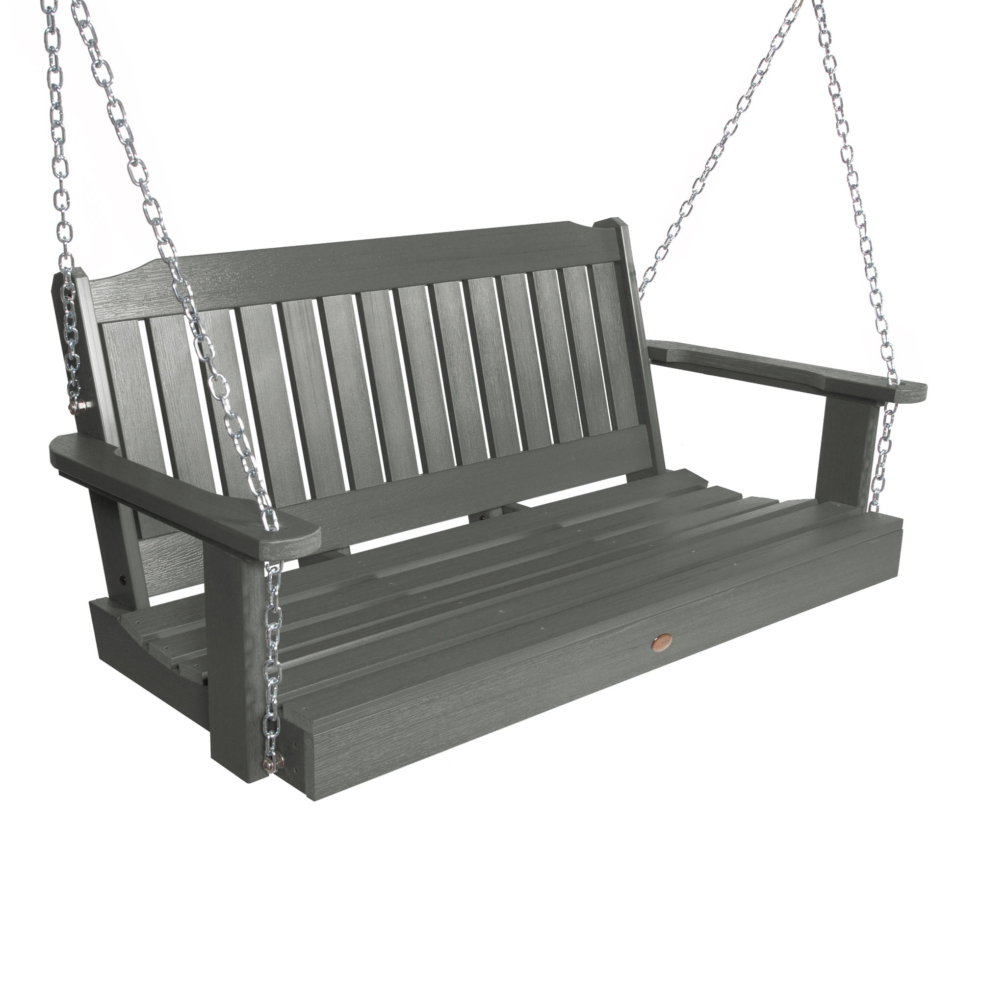 Highwood 4ft Lehigh Porch Swing - Outdoor, Eco-friendly, Synthetic Wood