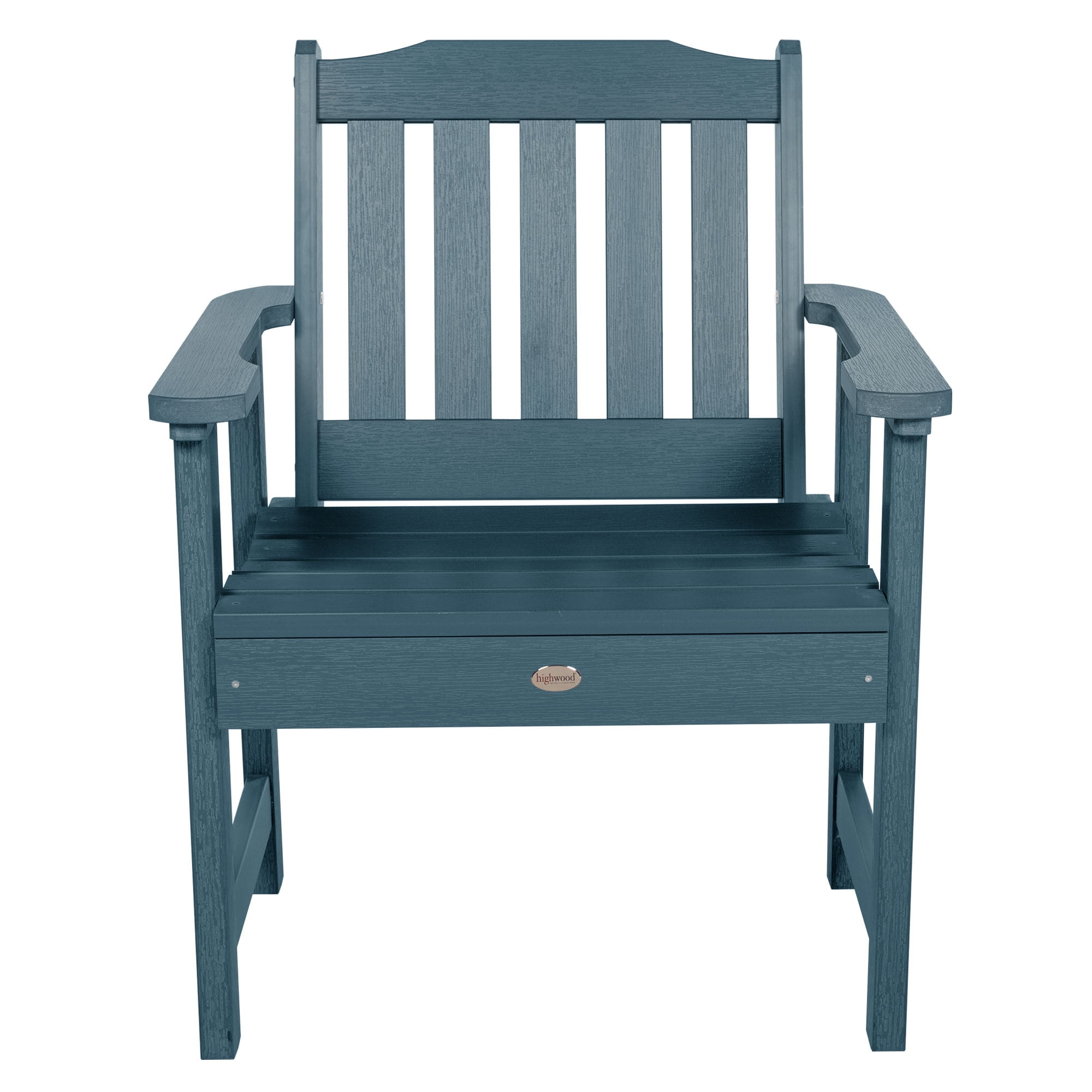 highwood  Lehigh Synthetic Wood Garden Chair Nantucket Blue