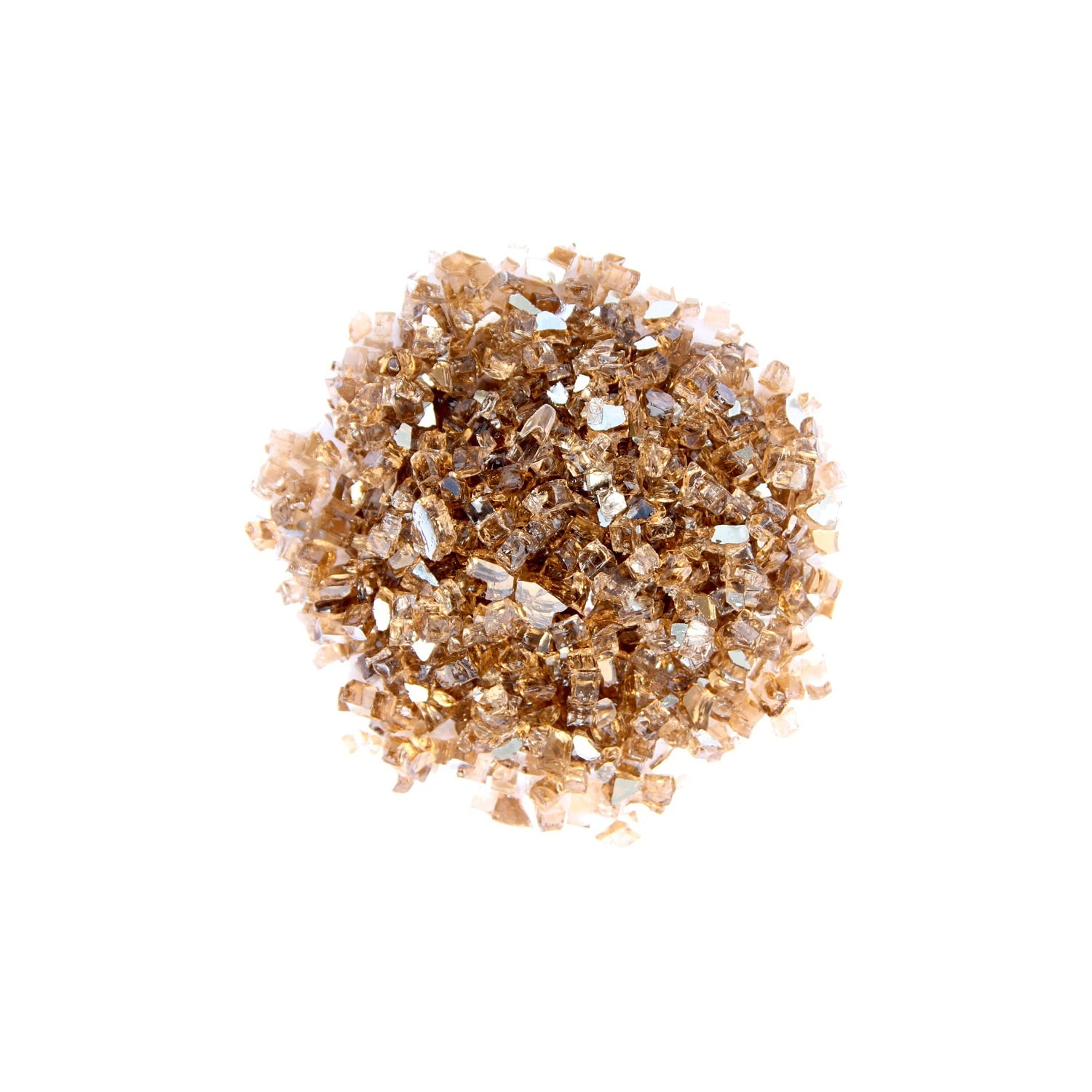 Hiland AZ Patio Heaters 20lbs Reflective Fire Glass - Copper