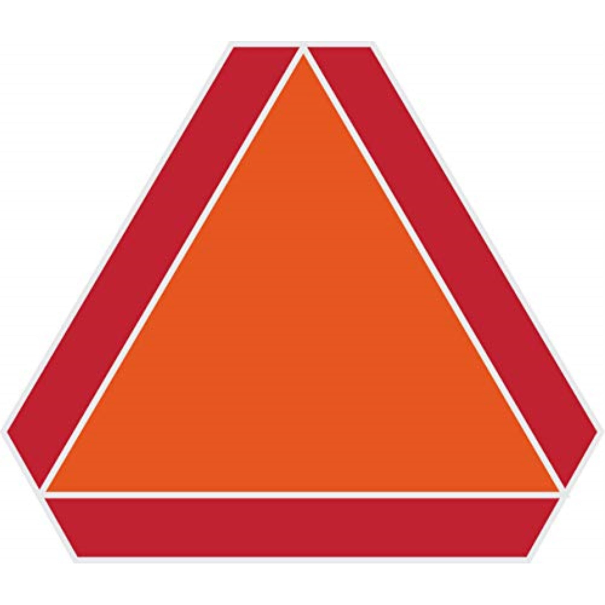 Hillman Group 840628 14 x 16 in. Orange Aluminum Slow-Moving Vehicle Sign  pack of 6