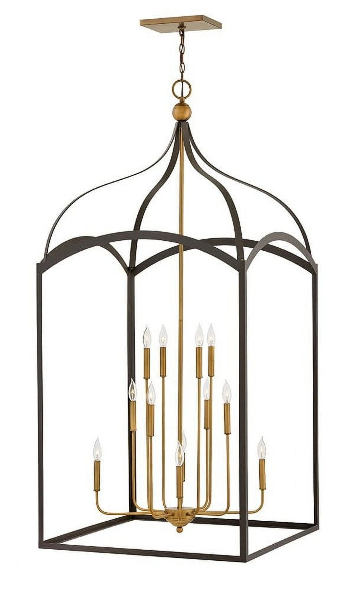 Hinkley Clarendon 12 - Light Lantern Tiered Chandelier
