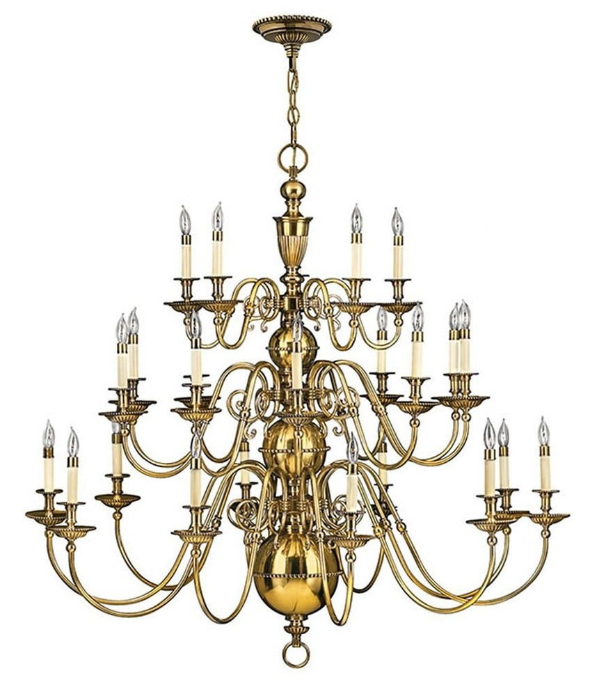 Hinkley Cambridge 25-Light Candle Style Tiered Chandelier