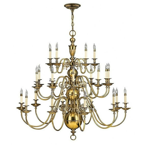 Hinkley Cambridge 25-Light Candle Style Tiered Chandelier