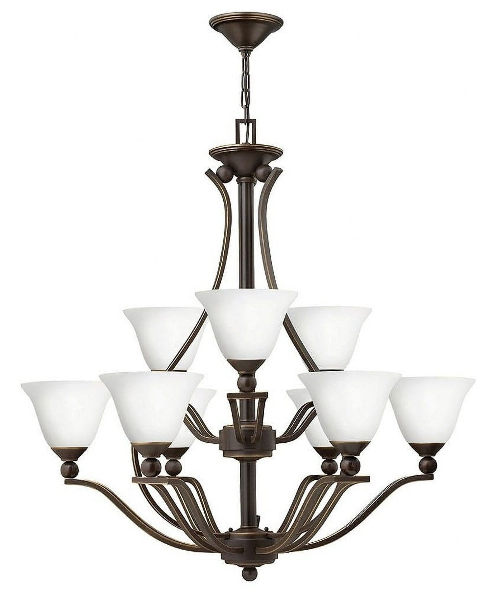 Hinkley Lighting - Bolla - 9 Light Large 2-Tier Chandelier in Transitional Style