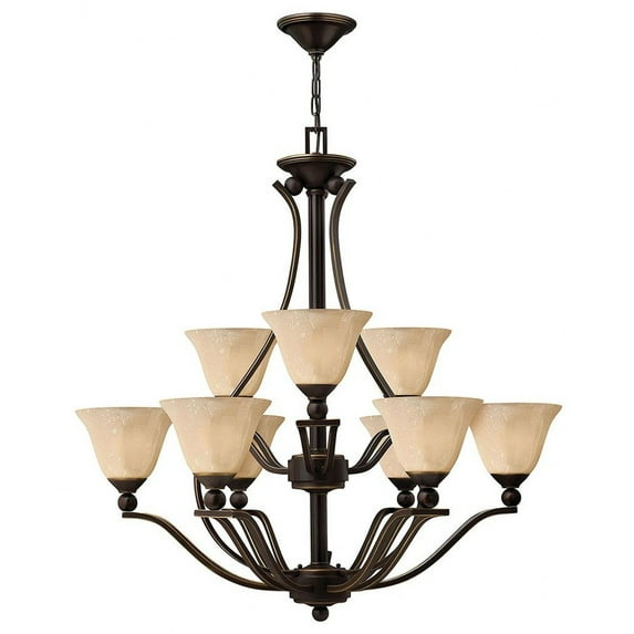 Hinkley Lighting - Bolla - 9 Light Large 2-Tier Chandelier in Transitional Style