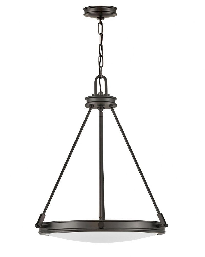 Collier Four-Light Chain-Hung Pendant - Black Oxide