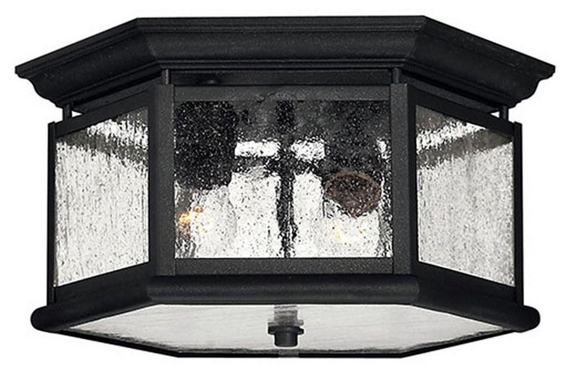 Edgewater 2 - Light 13" Lantern Geometric Flush Mount