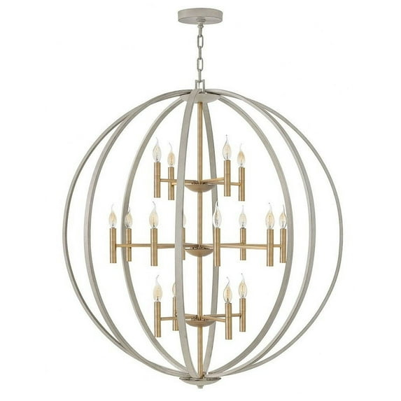 Hinkley Lighting - Euclid - 16 Light Extra Large 3-Tier Orb Chandelier in