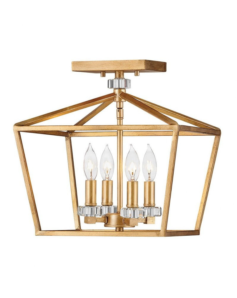 Hinkley Lighting - Four Light Chandelier - Stinson - 4 Light Medium Semi-Flush
