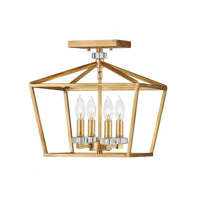 Hinkley Lighting - Four Light Chandelier - Stinson - 4 Light Medium Semi-Flush