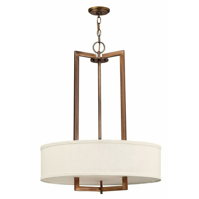 Hinkley Lighting - LED Pendant - Chandelier - Hampton - 3 Light Medium Drum