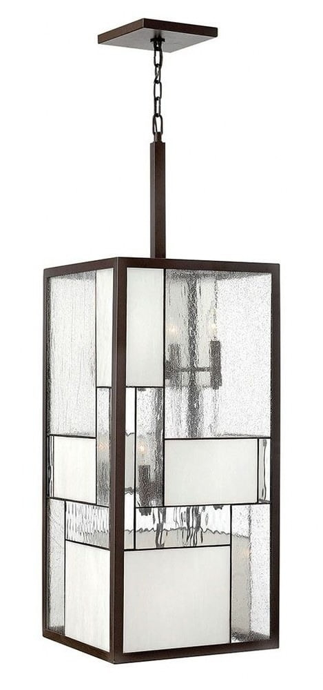 Hinkley Lighting - Mondrian - Twelve Light Pendant in Craftsman Style - 14
