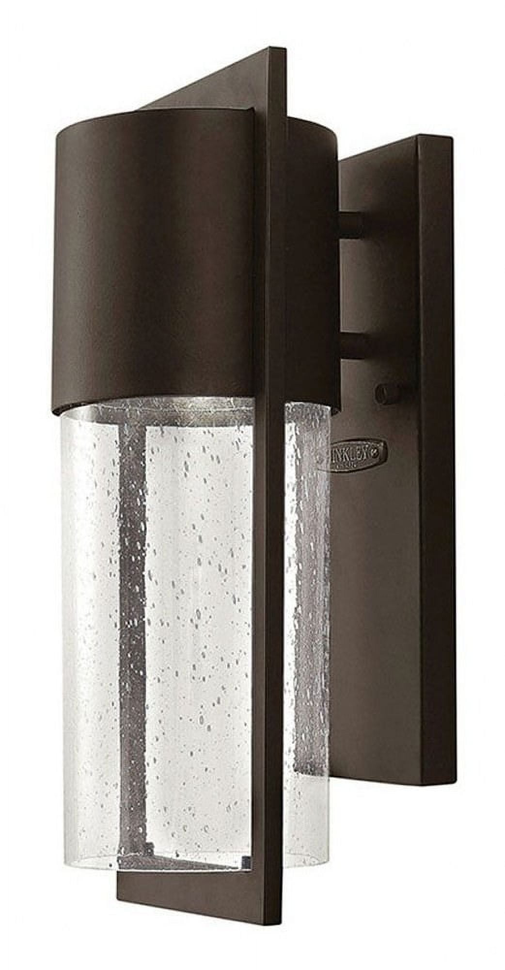 1 Light Small Outdoor Wall Lantern In Transitional And Modern Style 6.25 Inches Wide By 15.5 Inches High-Buckeye Bronze Finish-Incandescent Lamping