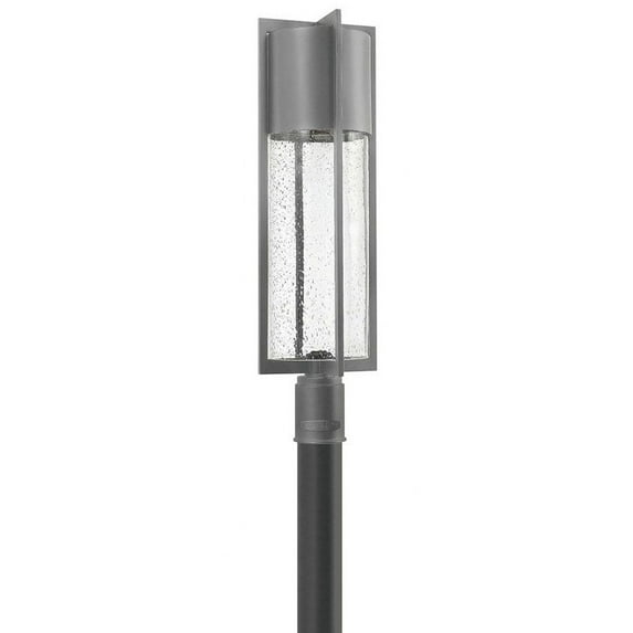 Hinkley Lighting Shelter 1 - Light Post Light in  Hematite