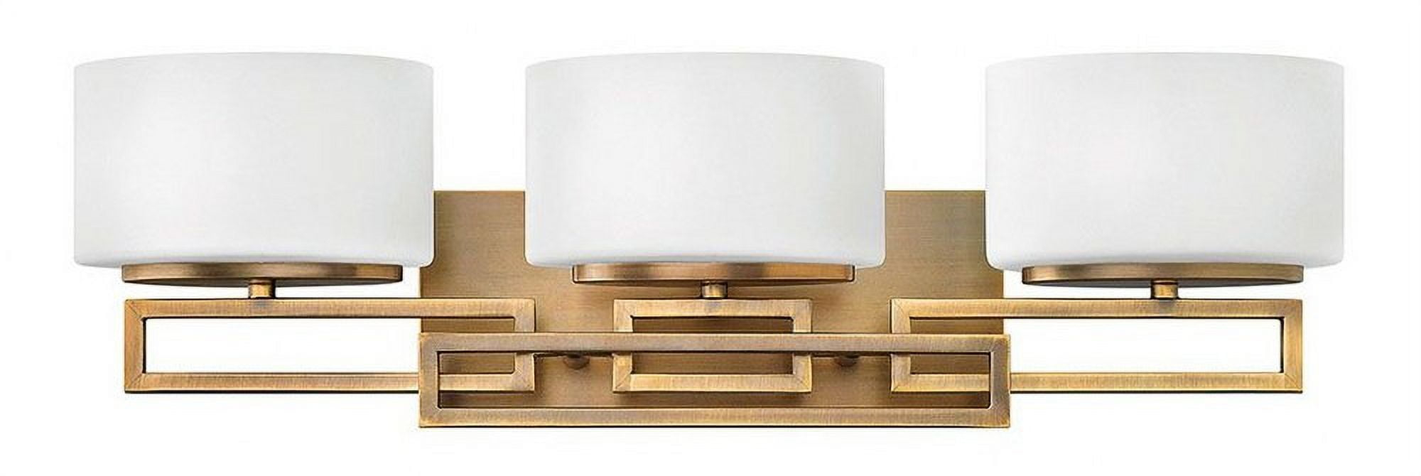 5103BR-LED-Hinkley Lighting-Lanza - 3 Light Bath Vanity in Transitional Style - 25 Inches Wide by 6.75 Inches High-Brushed Bronze Finish-LED Lamping