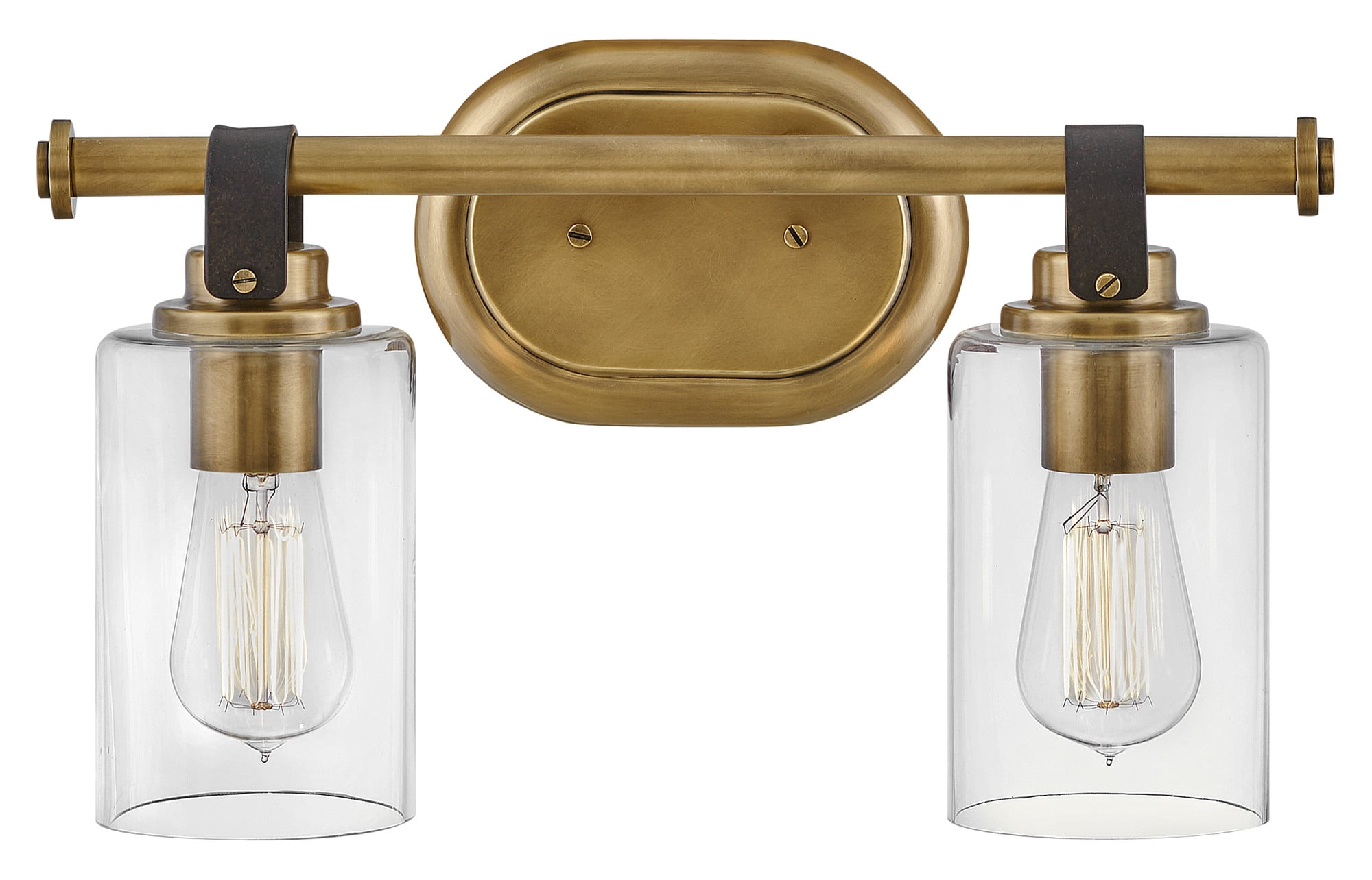 Hinkley Lighting - Two Light Vanity - Halstead - 2 Light Bath Vanity-Heritage