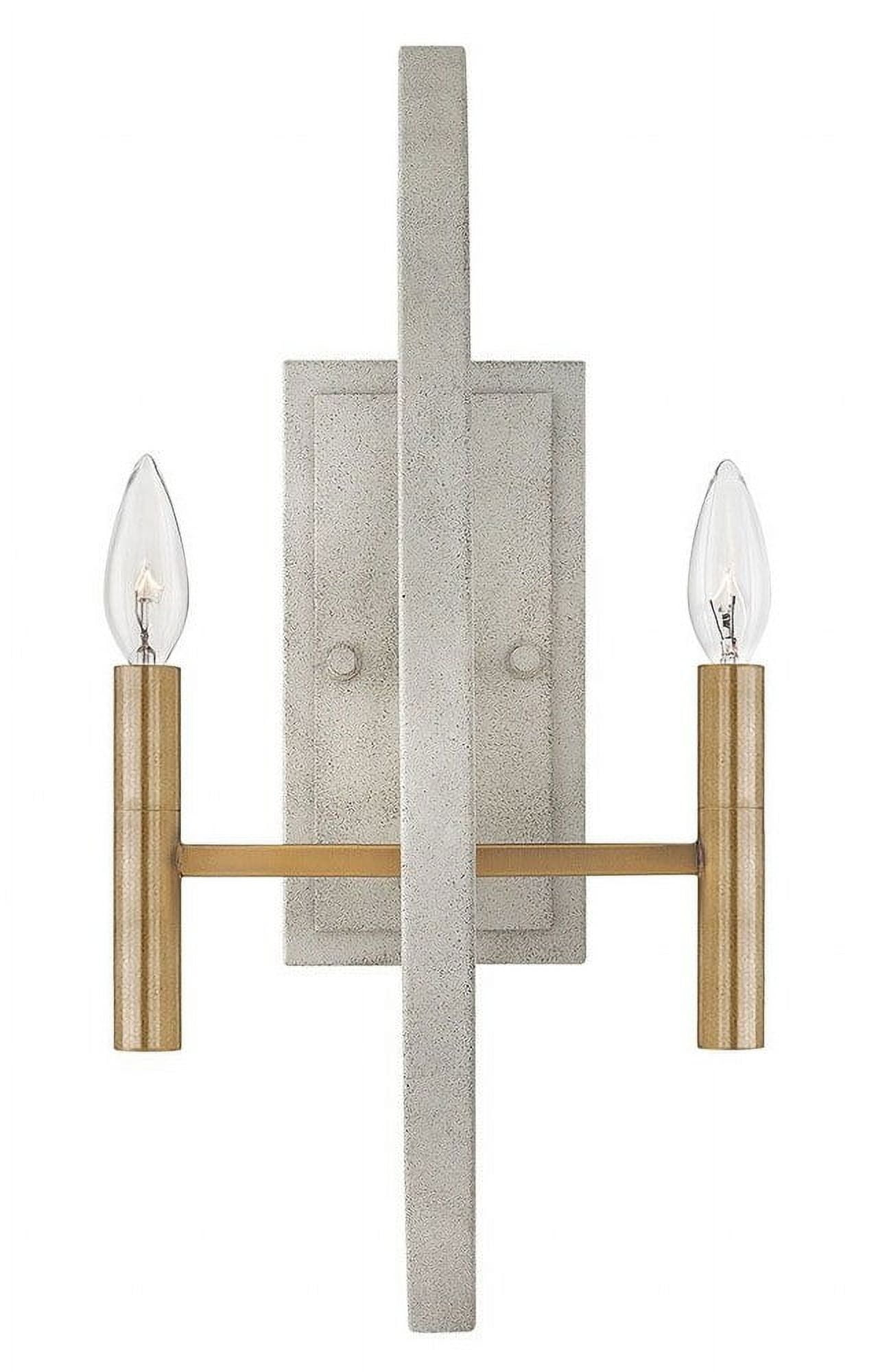 Euclid 2-Light Candle Wall Light