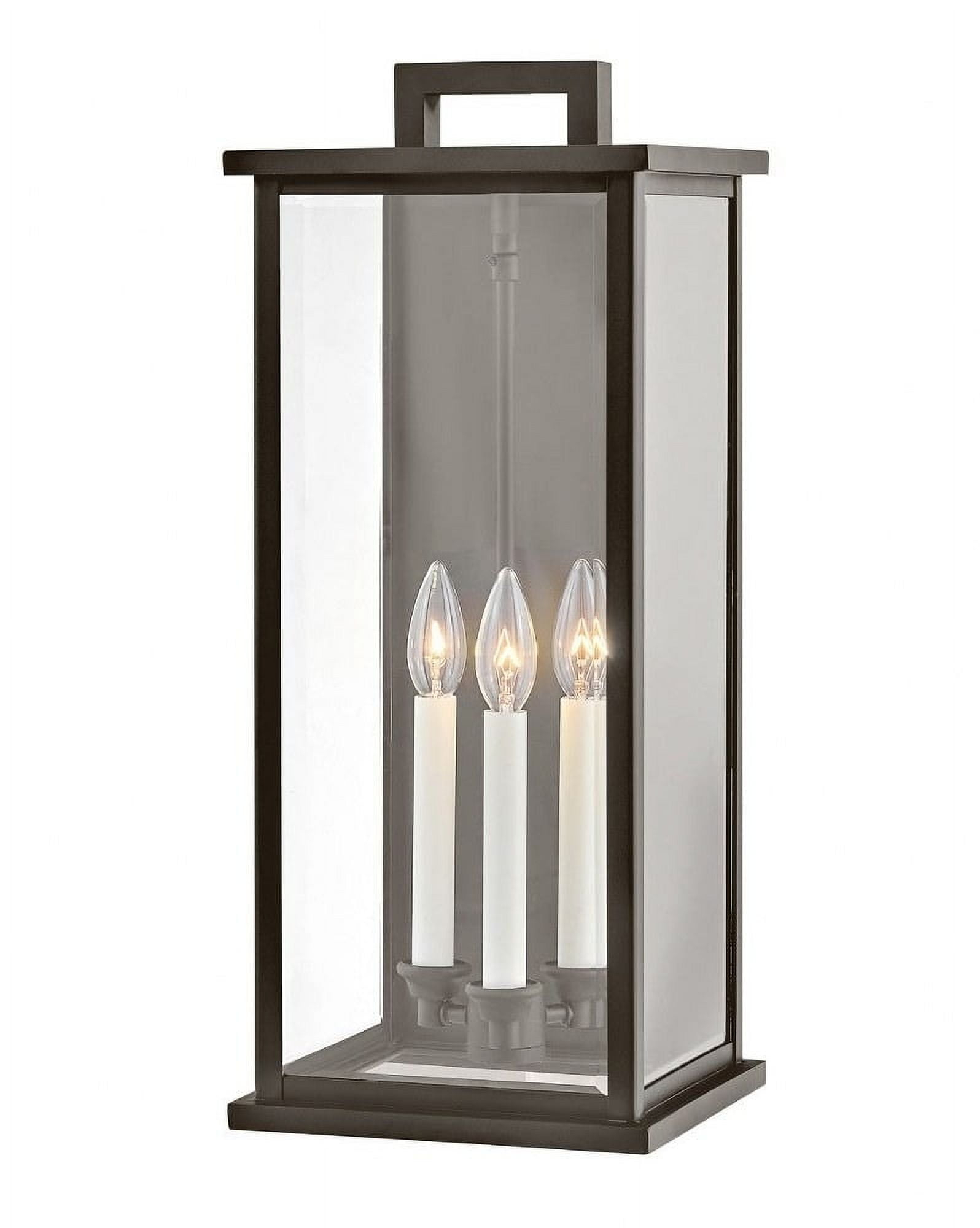 Hinkley Lighting - Weymouth - 3 Light Large Outdoor Wall Mount Lantern in